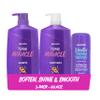 Aussie Total Miracle Hair Care Bundle: Shampoo, Conditioner, and 3 Minute Deep Treatment with Apricot & Macadamia Oil, Paraben-Free for Damaged Hair, 26.2 & 8 Fl Oz view 1