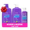Aussie Miracle Moist Shampoo and Conditioner with 3 Minute Miracle Deep Conditioner, Avocado & Jojoba Oil, Paraben-Free, Moisturizes & Detangles, All Hair Types, Citrus Floral Scent, 3 Pack 68.4 Fl Oz view 1