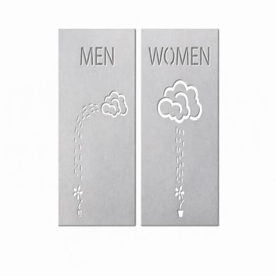 Restroom Sign Bathroom Sign Men Women Cloud