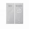 Restroom Sign Bathroom Sign Men Women Cloud view 1