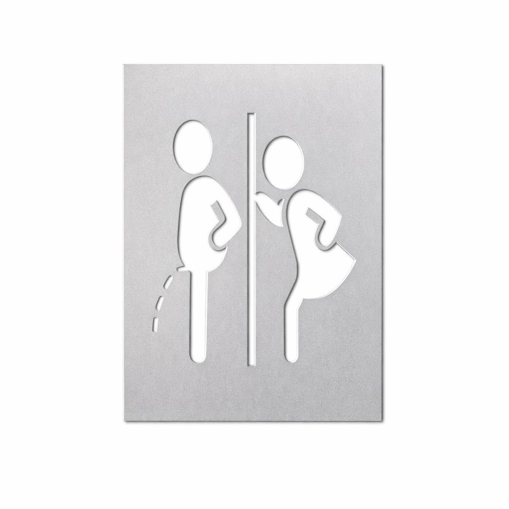 Restroom Sign Bathroom Sign Men Women 2