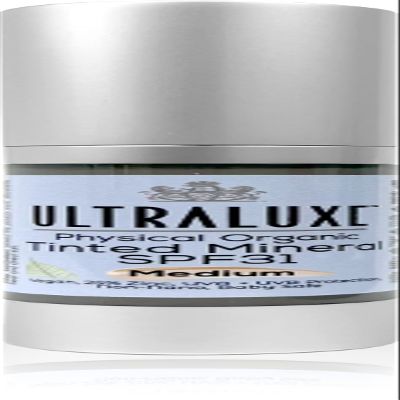 ULTRALUXE SKIN CARE Organic Glowing & Mattifying Tinted Mineral SPF31, Maintainance