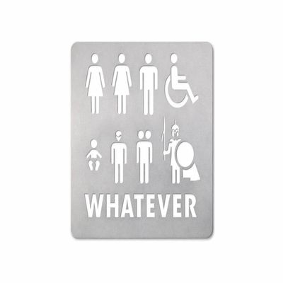 Restroom Sign Bathroom Sign Whatever 1
