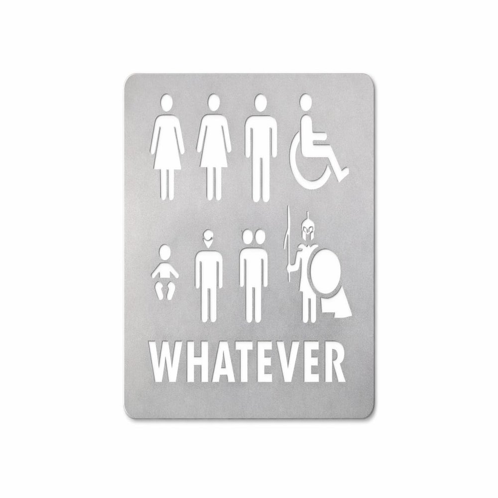 Restroom Sign Bathroom Sign Whatever 1