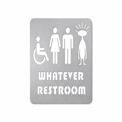 Restroom Sign Bathroom Sign Whatever 2