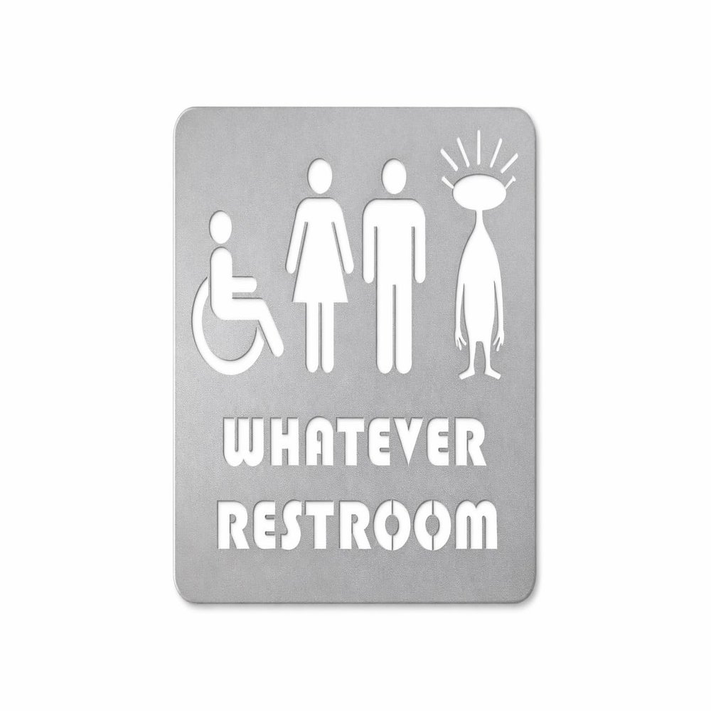 Restroom Sign Bathroom Sign Whatever 2