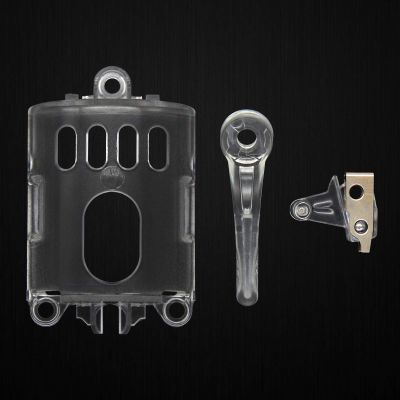 Anrom Hair Clipper Accessories DIY 3PCS, Dial Button, Switch, Motor Cover Replacement Parts for Wahl 5-Star Series Magic Clip Clipper # 8148, 8591 (Clear)