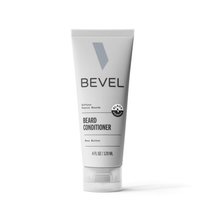Bevel Beard Conditioner for Men  Nourishing Beard Care Lotion with Coconut Oil, Shea Butter & Aloe Vera to Soften & Strengthen Hair, Helps to Reduce Breakage, 4 Fl Oz