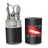 Birds of Prey Harley Quinn No One Like Me Stainless Steel Manicure Pedicure Grooming Beauty Care Travel Kit view 2