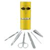 Birds of Prey Black Mask Club Logo Stainless Steel Manicure Pedicure Grooming Beauty Care Travel Kit view 1