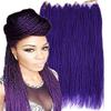 Palace hair 6Pack/LOT Senegalese Twist Crochet Hair Braids Small Easy Twist Crochet Braiding Hair 2S Senegalese Twists 14 inch 18inch 24inch 30strands/pack Hairstyles For Black Women color (14inchs, Purple) view 1