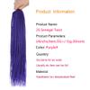 Palace hair 6Pack/LOT Senegalese Twist Crochet Hair Braids Small Easy Twist Crochet Braiding Hair 2S Senegalese Twists 14 inch 18inch 24inch 30strands/pack Hairstyles For Black Women color (14inchs, Purple) view 2