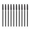 50pcs Mascara Set Nylon Bristles Disposable Eyelash Plastic Handle Wand Eyebrow Brush Eyelash Extension Brush for Girls Women (Black) view 1