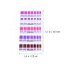 Beaupretty 5sets Gradient Nail Art Stickers Easy Application Decorative Finger Nail Decals for Women and Girls for Parties and Events Unique Designs Delicate Colors view 2