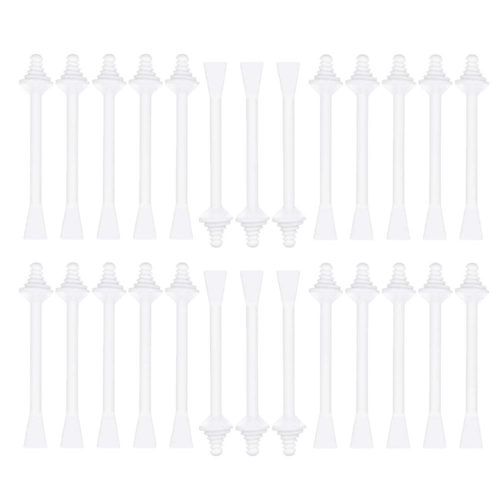 Beaupretty 40pcs Nasal Hair Removal Stick Smear Wax Stick Wax Rod