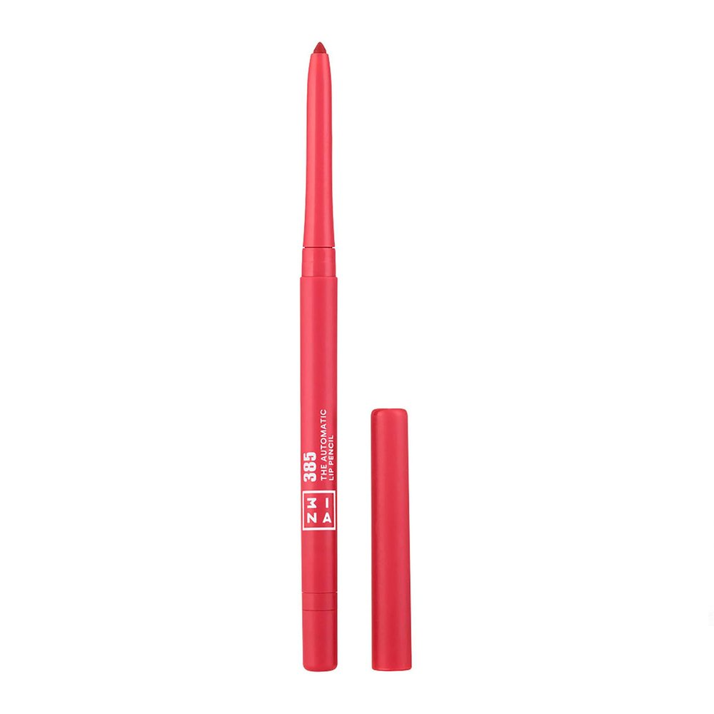 3INA The Automatic Lip Pencil  Waterproof Lip Liner Pencil with Built-In Sharpener  Smudge-Proof, Pigmented, 10 Hour Long Wear Liner - 385-0.01 oz