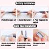 Eyebrow Trimmer for Women, Eyebrow Face Razors, Hair Removal for Women Razors Eye Brow Razors for Women Electric Eyebrows Shaver Hair Trimmer view 2