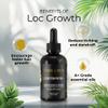 Lion Hair Growth Oil and Scalp Relaxer | Light Styling for Dreadlocks, Braidlocks, Braids, Faux Locs, Crochet Locs, Boho Locs, or Sisterlocks (4oz) view 4