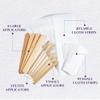 Satin Smooth Non Woven Wax Strips and Wax Sticks Kit - Waxing Strips and Wooden Applicator Sticks, Body, Facial & Eyebrow Hair Removal, 2 Pack view 4