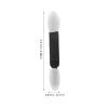 Beaupretty 100 Pcs Dual Ended Disposable Eyeshadow Sponge Applicators Oval Eye Shadow Brushes for Blending and Precise Eye Makeup Application view 2
