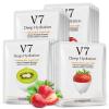 BIOAQUA V7 Deep Hydration Making Facial Skin Youth Seven Vitamins Essence Orange Kiwi Apple Strawberry Face Mask Refreshing Moisturizing Natural Extract 30g x 8 PCS view 1