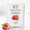 BIOAQUA V7 Deep Hydration Making Facial Skin Youth Seven Vitamins Essence Orange Kiwi Apple Strawberry Face Mask Refreshing Moisturizing Natural Extract 30g x 8 PCS view 2