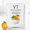 BIOAQUA V7 Deep Hydration Making Facial Skin Youth Seven Vitamins Essence Orange Kiwi Apple Strawberry Face Mask Refreshing Moisturizing Natural Extract 30g x 8 PCS view 4