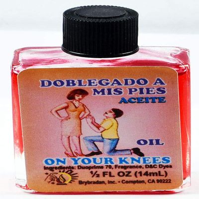 1 PIECE BRYBRADAN ON YOUR KNEES OIL/DOBLEGADO A MIS PIES ACEITE 1/2 FL OZ 14.7ML