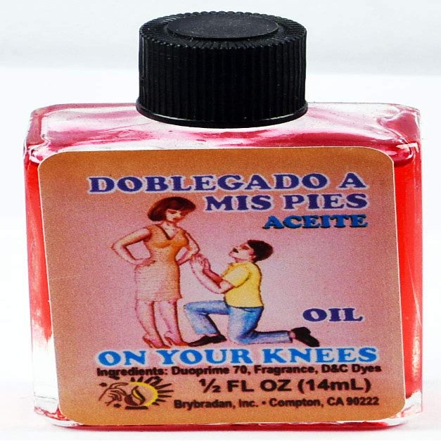 6 PIECES BRYBRADAN ON YOUR KNEES OIL/DOBLEGADO A MIS PIES ACEITE 1/2 FL OZ 14.7ML