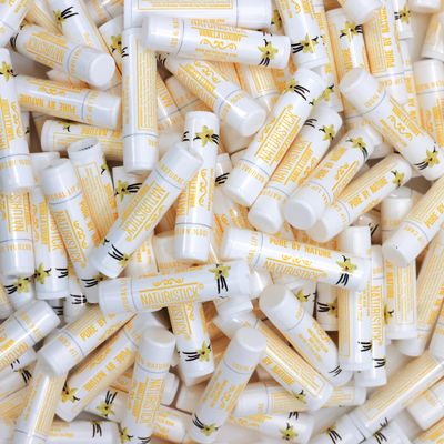 150-Pack Premium Beeswax Lip Balm by Naturistick | Chemical-Free, 100% Natural Chapstick for Dry, Chapped Lips | Made with Coconut Oil, Shea Butter, Aloe Vera | Vanilla Scent | Made in the USA