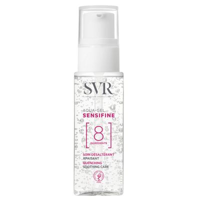 SVR Sensifine Aqua Gel Face Moisturizer with Glycerin, Aloe Vera & Panthenol. Instantly Soothe & Intensely Moisturize Normal to Combination, Sensitive Skin. Fragrance Free, 1.3 Fl.oz.