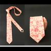 Andongnywell Classic Silk Tie Woven Trendy Neck Ties for Men Boys Skinny Trendy Necktie Printed Ties (Multicolor 14,One Size) view 2