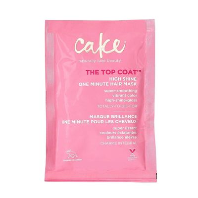Cake Beauty The Top Coat One Minute High Shine Hair Mask, 1.76 Ounce