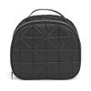 Conair Travel Makeup Bag, Large Toiletry and Cosmetic Bag, Perfect Size for Use At Home or Travel, Train Case Shape in Black view 1