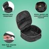 Conair Travel Makeup Bag, Large Toiletry and Cosmetic Bag, Perfect Size for Use At Home or Travel, Train Case Shape in Black view 4