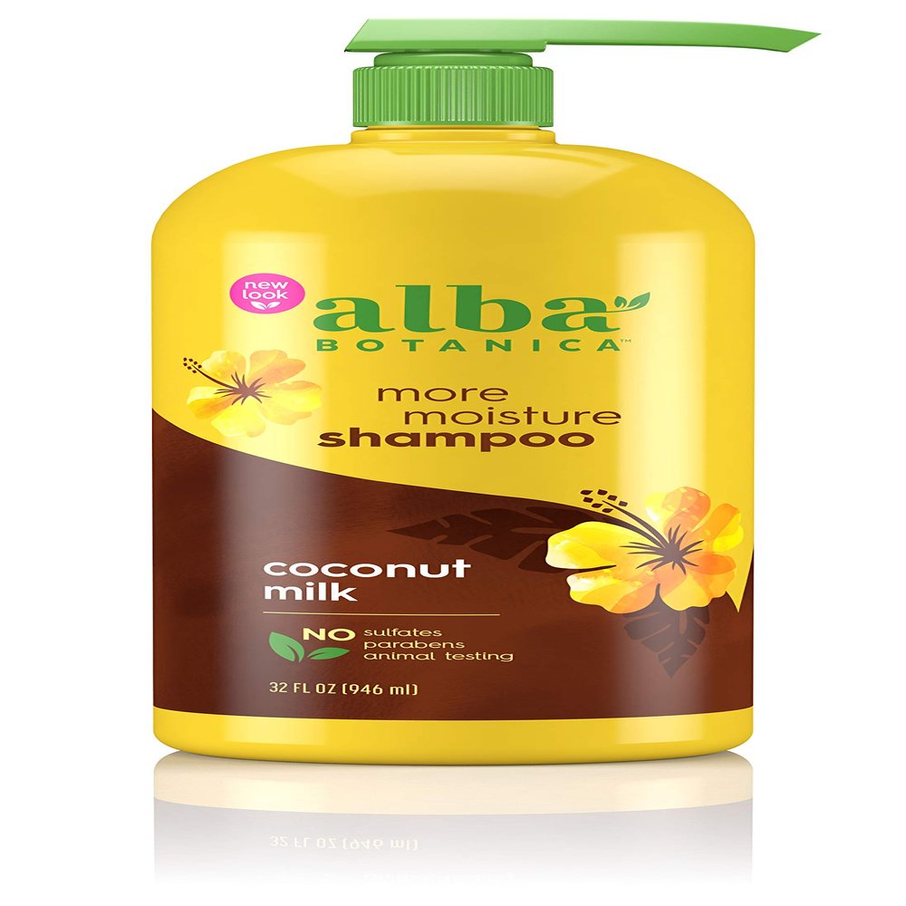 Alba Botanica Shampoo, More Moisture Coconut Milk, 32 oz.