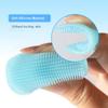 3PCS Silicone Exfoliating Lip Brush 2 in 1 Double-Sided Soft & 2PCS Facial Cleaning Brushes Pad for Smoother and Fuller Lip Appearance Cleanning Blackhead view 4