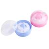 2pcs-Baby Body Cosmetic Powder Puff Kit Sponge Box Case Container(Blue&Pink) view 1