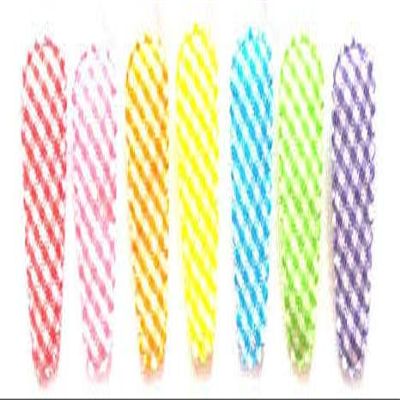 100 Pcs Mix rainbow Colors Small Gingham Hair Clip Covers accessories Size 35 m