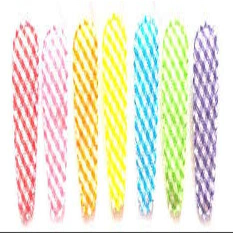 100 Pcs Mix rainbow Colors Small Gingham Hair Clip Covers accessories Size 35 m