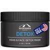 Mountaineer Brand Bald Head Care Detox Mask for Men | All Natural Exfoliator & Moisturizer with Bentonite Clay & Charcoal | Step 5 Head, Face, Skin Cleansing Mask for Soft Fresh Skin | Unscented 4oz view 1