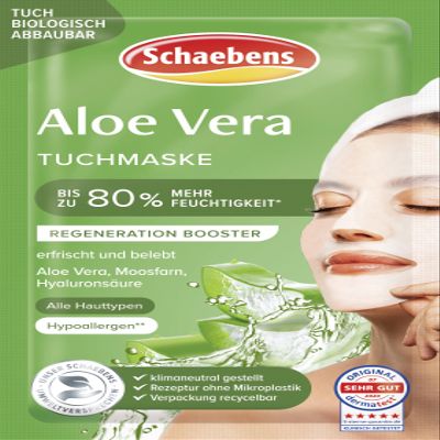 Aloe Vera Tuchmaske, 21 g