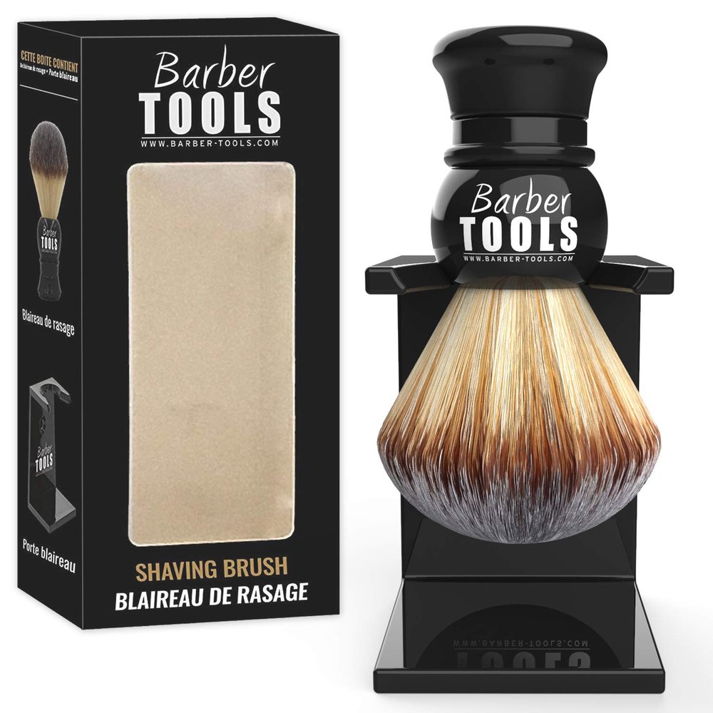 Barber Tools Shaving Brush with Holder, 140 g