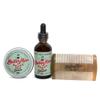 Better Man Beard Spruce Kit - 3-Piece Beard Grooming Kit with Moisturizing Balm, Conditioning Oil & Sandalwood Comb - KIT-SPR view 1