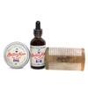 Better Man Beard Original Kit - 3-Piece Beard Grooming Kit with Moisturizing Balm, Conditioning Oil & Sandalwood Comb - KIT-ORG view 1