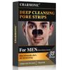 Charmonic Blackhead Pore Strips, 33 pcs Charcoal Peel Off Strips, Blackhead Remover Pore Strips for Men, Deep Cleansing Strips Remove for Nose Area and Face Oil and Blackheads view 1