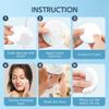 50-Count Compressed Facial Sponge, GAINWELL White Cellulose 100% Natural Cosmetic Spa Sponges for Facial Cleansing, Exfoliating Mask, Makeup Removal view 3