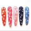 100 Pcs Mix Colos White Tiny tulip flower Jeans Hair Clip Covers Size 55 Mm view 1