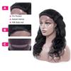 100% Human Hair 4x4, 13x4, 13x6, 360 HD Lace Frontal Wigs With Baby Hair 150% Density Body Wave (16, 360 Natural Color) view 4