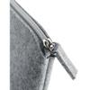 BagBase Polyester Felt Accessory Pouch BG725 -Multi-Purpose Use Case Make Up Bag - Grey Melange view 4